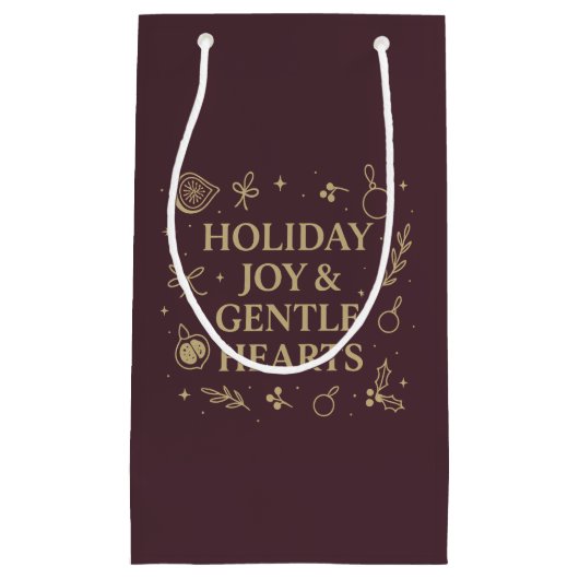 Holiday Joy Geschenktasche Kleine Geschenktüte (Vorderseite)