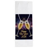 Holiday Joy Gift Bag Geschenktüte Für Weinflaschen (Rückseite)