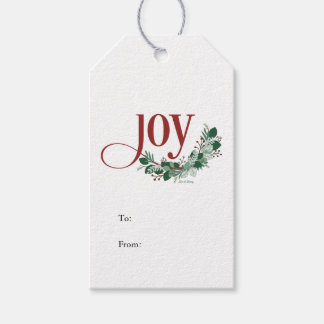Holiday Joy Gift Tag Geschenkanhänger