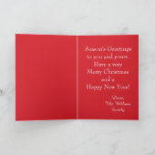 Holiday Joy & Giggles Frohe Weihnachten Foto (Innenseite)