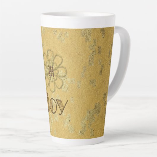 Holiday Joy Mit Monogramm Milchtasse (Rechte Ecke)