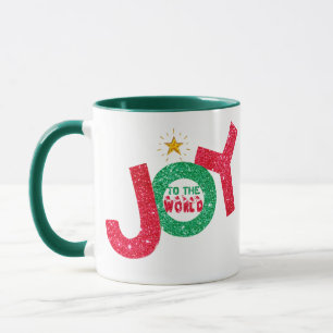 Holiday Joy to World Christmas Tasse