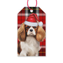 Holiday Kariert Cavalier King Charles Dog Weihnach