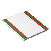 Holiday Kariert Notepad Notizblock (angewinkelt)