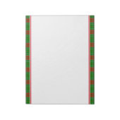 Holiday Kariert Notepad Notizblock (Rotiert)