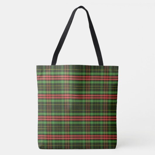 Holiday Kariert Tote Bag Tasche (Vorderseite)