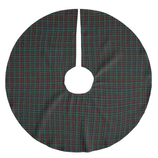 Holiday Kariert Tree Skirt Polyester Weihnachtsbaumdecke (Vorderseite)