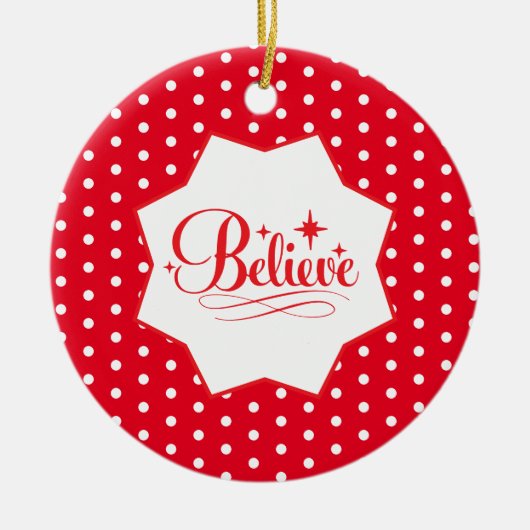 Holiday Keramik Ornament (Vorne)