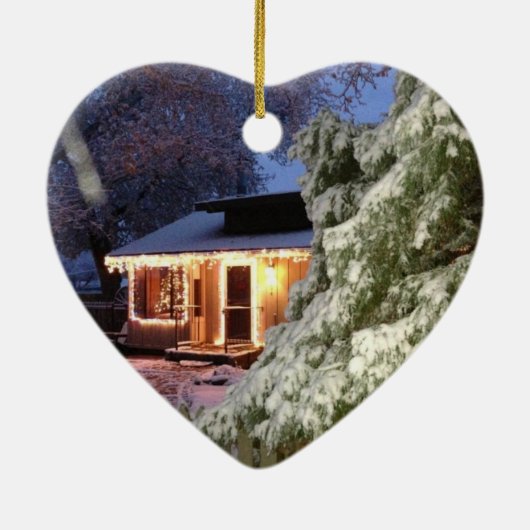 Holiday Keramik Ornament (Hinten)