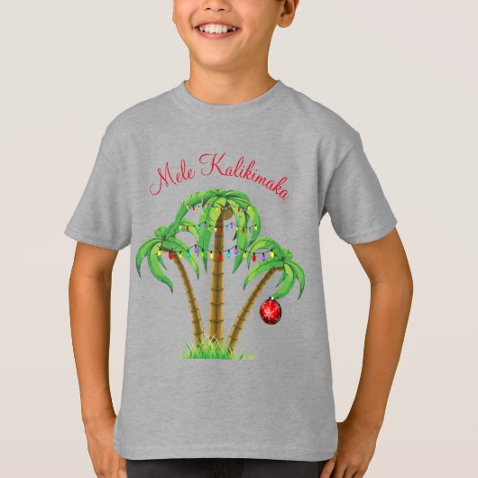 Holiday Kid's Shirt Mele Kalikimaka (Vorderseite)