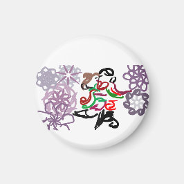 Holiday Kiss  Magnet