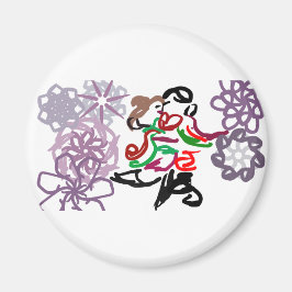 Holiday Kiss  Magnet