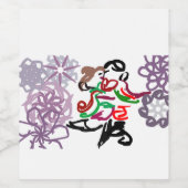 Holiday Kiss Weinetikett (Einzelnes Label)