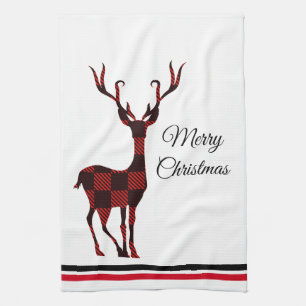 Holiday Kitchen Towel Deer Geschirrtuch