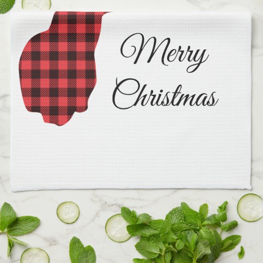 Holiday Kitchen Towel Deer Geschirrtuch (Gefaltet)