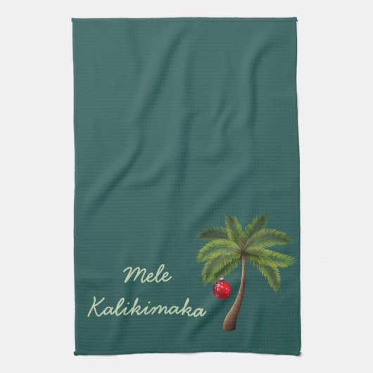 Holiday Kitchen Towel Mele Kalikimaka Geschirrtuch (Vertikal)