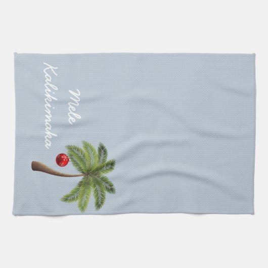 Holiday Kitchen Towel Mele Kalikimaka Geschirrtuch (Horizontal)