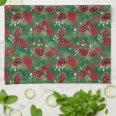 Holiday Kitchen Towel Pinecones Geschirrtuch (Gefaltet)