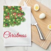 Holiday Kitchen Towel Tree Geschirrtuch (Viertel Falte)