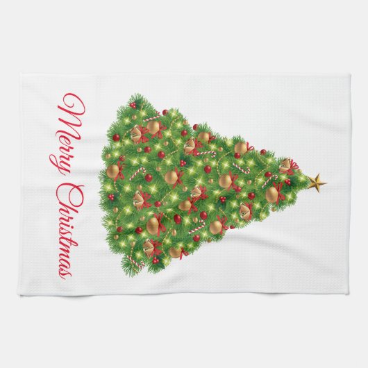 Holiday Kitchen Towel Tree Geschirrtuch (Horizontal)