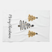 Holiday Kitchen Towel Trees Geschirrtuch (Horizontal)