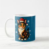 Holiday Kitten Cute Christmas Cat Design Uni  Kaffeetasse (Links)