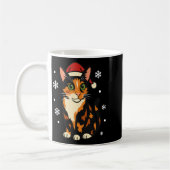 Holiday Kitten Cute Christmas Cat Design Uni Long  Kaffeetasse (Links)