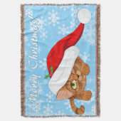 Holiday Kitten Decke (Vorderseite Vertikal)