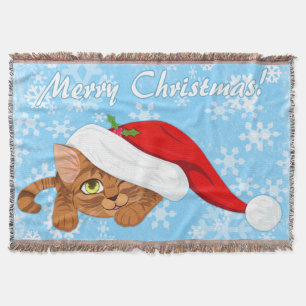 Holiday Kitten Decke