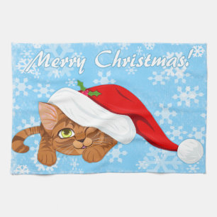 Holiday Kitten Geschirrtuch