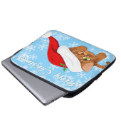 Holiday Kitten Laptopschutzhülle (Vorne Knopf)