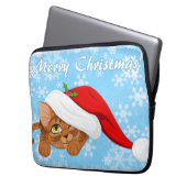 Holiday Kitten Laptopschutzhülle (Vorderseite Links)