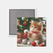 Holiday Kitten Magnet (Vorderseite/Rückseite)