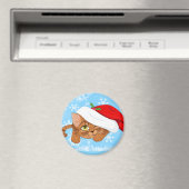 Holiday Kitten Magnet (In Situ (Geschirrspüler))