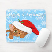 Holiday Kitten Mousepad (Mit Mouse)