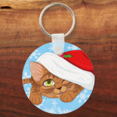 Holiday Kitten Schlüsselanhänger (Vorderseite)