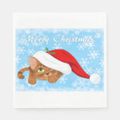 Holiday Kitten Serviette (Vorderseite)