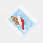 Holiday Kitten Serviette (Ecke)