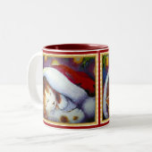 Holiday Kitty Zweifarbige Tasse (Vorderseite Links)