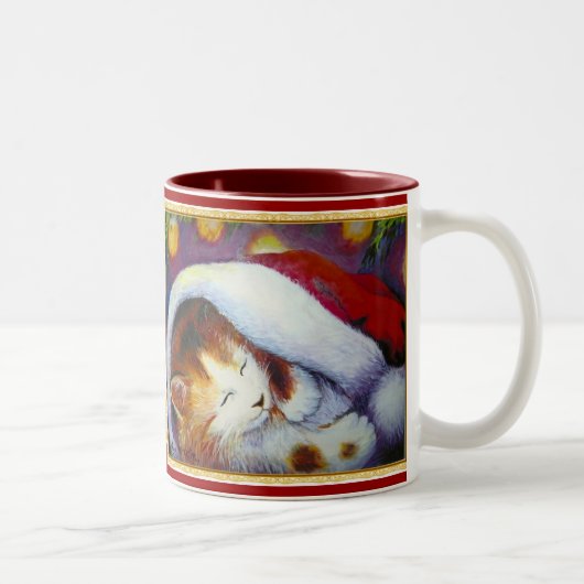 Holiday Kitty Zweifarbige Tasse (Rechts)