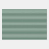 Holiday Knitted Sweater Stripes (red and green) Geschenkpapier Set (Vorderseite 2)