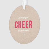 Holiday Kraft Ornament (Vorderseite)