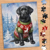 Holiday Labrador Retriever Doppy Puzzle