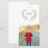 Holiday Laurels Collection Feiertagskarte (Vorne/Hinten)