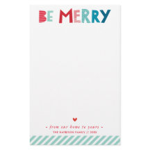 HOLIDAY LETTER Moderner Spaß sei fröhliche Typogra