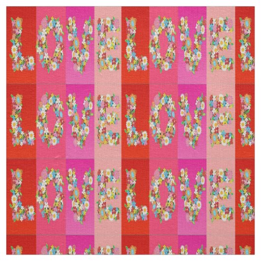 Holiday Liebe Thema Stoffe - Nähstoffe (Muster)