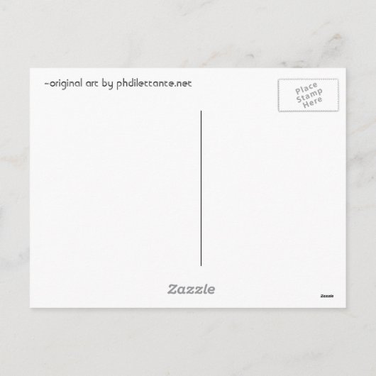 Holiday Light Feiertagspostkarte (Rückseite)