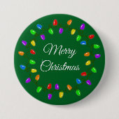 Holiday Lightbulb Wreath Button (Vorderseite)