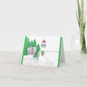 Holiday Lighthouse Card Karte (Vorderseite)