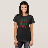 Holiday Lights And Abortion Rights for Women's Rig T-Shirt (Vorne ganz)